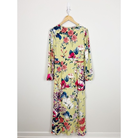 NWT Willow & Clay Ruffle Floral Maxi Dress - Picture 5 of 13